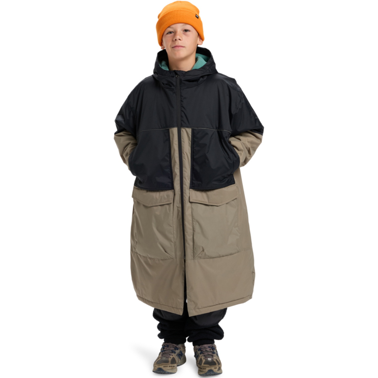 2025 Quiksilver Junior Full Rig Poncho EQBJK03336 - Fallen Rock